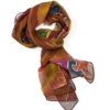 The purpose of this image is to allow people to see the design of the silk neck scarf effectively