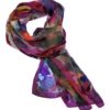 The purpose of this image is to allow people to see the design of the silk neck scarf effectively