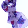 The purpose of this image is to allow people to see the design of the silk neck scarf effectively