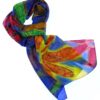 The purpose of this image is to allow people to see the design of the silk neck scarf effectively