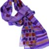 The purpose of this image is to allow people to see the design of the silk neck scarf effectively