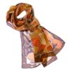 The purpose of this image is to allow people to see the design of the silk neck scarf effectively