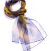 The purpose of this image is to allow people to see the design of the silk neck scarf effectively