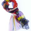 The purpose of this image is to allow people to see the design of the silk neck scarf effectively