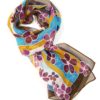 The purpose of this image is to allow people to see the design of the silk neck scarf effectively